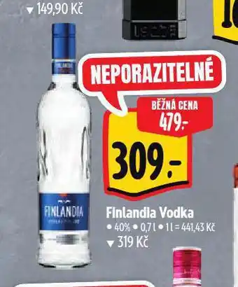 Albert Finlandia vodka nabídka