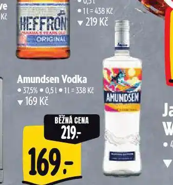 Albert Amundsen vodka nabídka