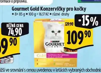 Albert Gourmet gold konzervičky pro kočky nabídka