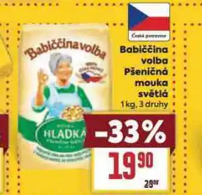 Billa Pšeničná mouka nabídka