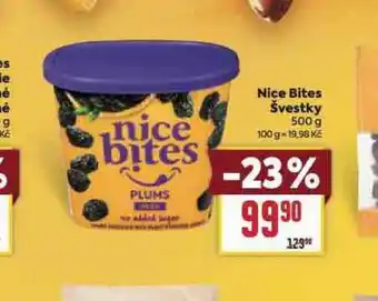 Billa Nice bites švestky nabídka