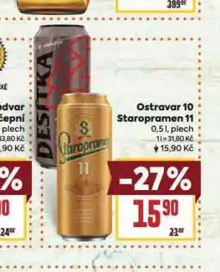Billa Pivo ostravar 10 nabídka
