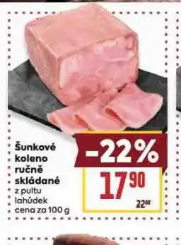 Billa Šunkové koleno ručně skládané nabídka