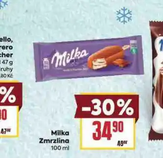 Billa Milka zmrzlina nabídka