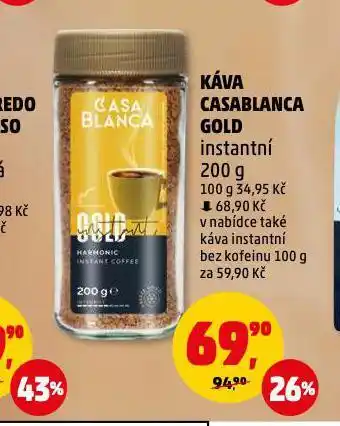 Penny Market Káva casablanca gold instantní nabídka