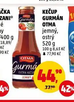 Penny Market Kečup gurmán otma nabídka