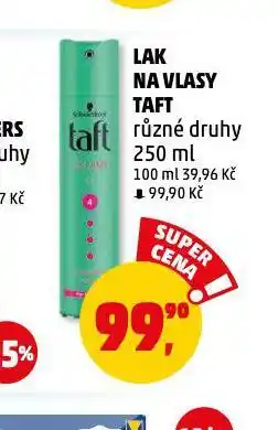 Penny Market Taft lak na vlasy nabídka