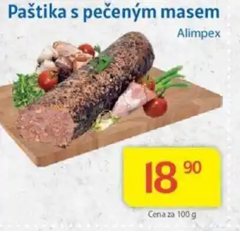 Kubík potraviny Paštika s pečeným masem nabídka