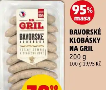 Penny Market BAVORSKÉ KLOBÁSKY NA GRIL nabídka