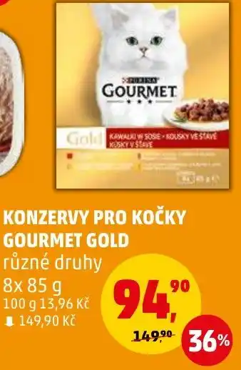 Penny Market KONZERVY PRO KOČKY GOURMET GOLD nabídka