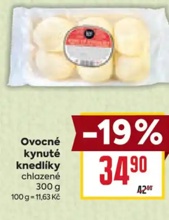 Billa Ovocné kynuté knedlíky nabídka