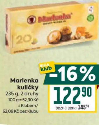 Billa Marlenka kuličky nabídka