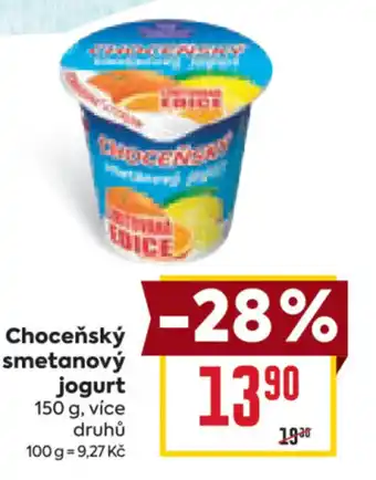 Choceňský smetanový jogurt