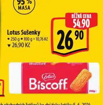 Albert Lotus sušenky nabídka