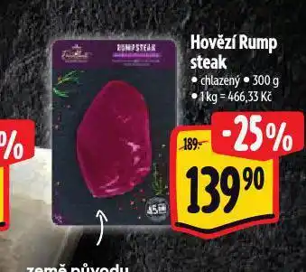 Albert Hovězí rump steak nabídka