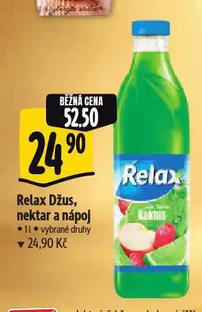Albert Relax džus, nektar a nápoj nabídka