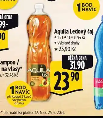 Albert Aquila ledový čaj nabídka