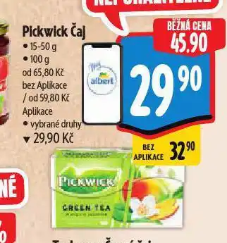 Albert Pickwick čaj nabídka