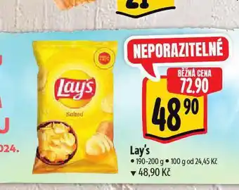 Albert Lay's chipsy nabídka