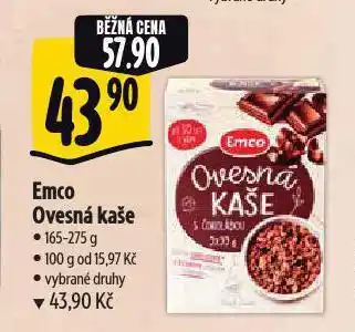 Albert Emco ovesná kaše nabídka
