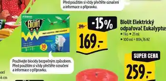 Albert Biolit elektrický odpařovač nabídka