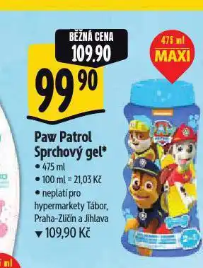 Albert Paw patrol sprchový gel nabídka