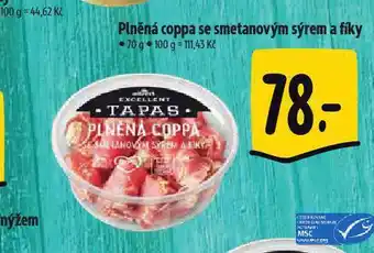 Albert Plněná coppa se smetanovým sýrem a fíky nabídka