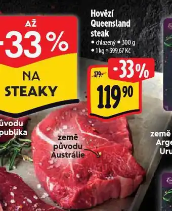 Albert Hovězí queensland steak nabídka