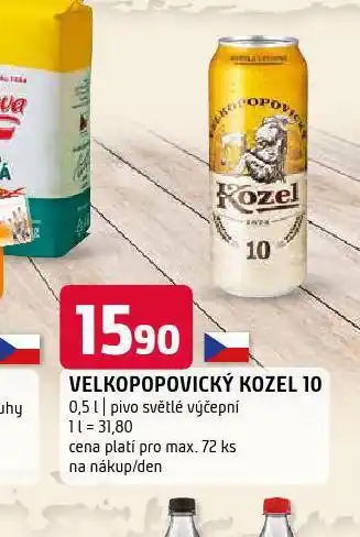 Terno Pivo velkopopovický kozel nabídka
