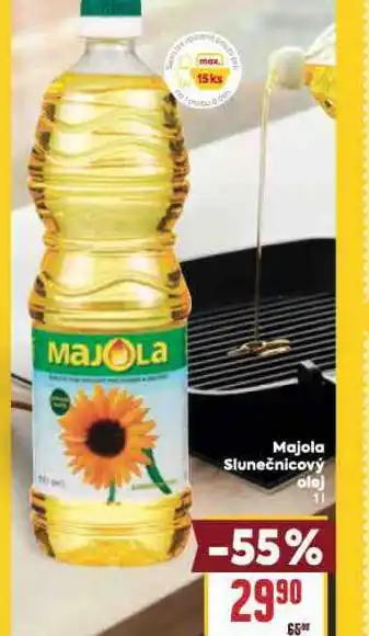 Billa Majola slunečnicový olej nabídka