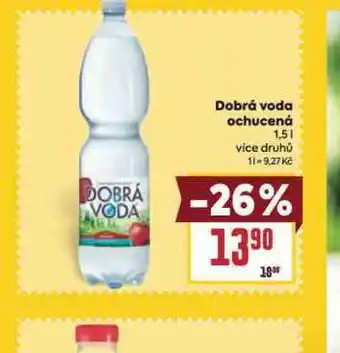 Billa Dobrá voda ochucená nabídka