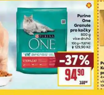 Billa Purina one granule pro kočky nabídka