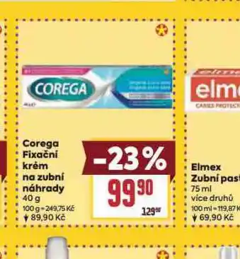 Corega fixační krém
