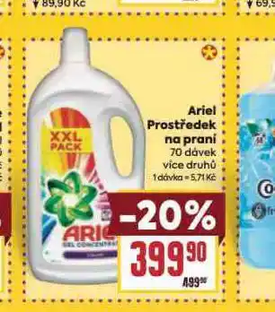 Billa Ariel prací prostředek nabídka