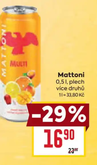 Billa Mattoni 0,5L nabídka