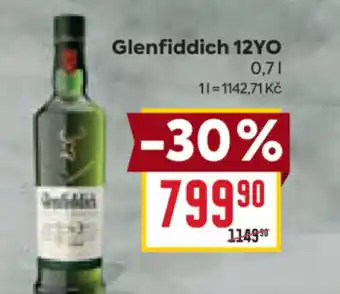 Billa Glenfiddich 12YO 0.7L nabídka