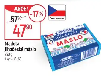 Globus Madeta Jihočeské máslo nabídka
