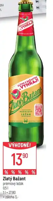 Globus Zlatý Bažant 0.5L nabídka