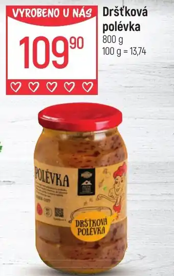 Globus Dršťková polévka nabídka