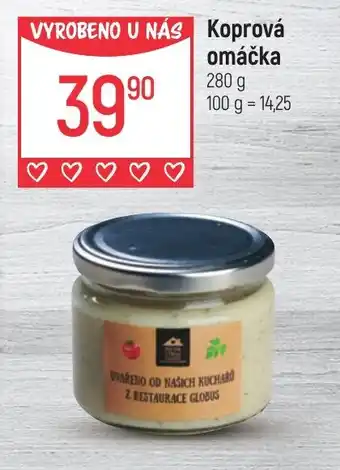 Globus Koprová omáčka nabídka