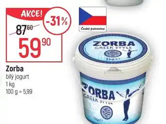 Globus Zorba bílý jogurt nabídka