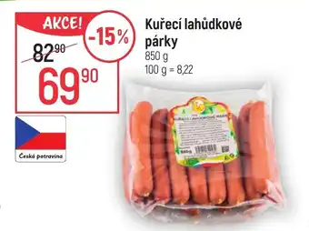 Globus Kuřecí lahůdkové párky nabídka
