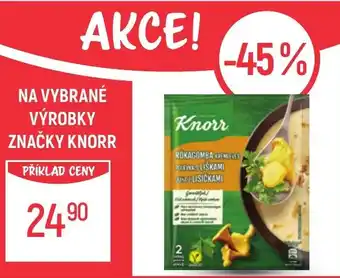 Globus NA VYBRANÉ VÝROBKY ZNAČKY KNORR nabídka