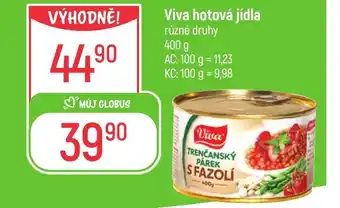 Globus Viva hotová jídla nabídka