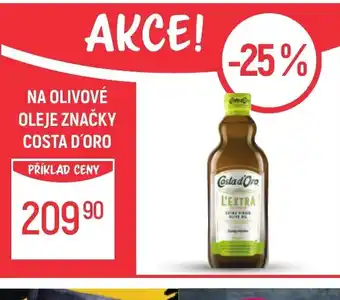 Globus NA OLIVOVÉ OLEJE ZNAČKY COSTA D'ORO nabídka