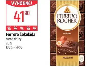 Globus Ferrero čokoláda nabídka