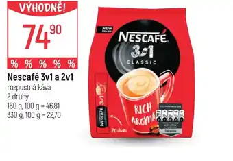 Globus Nescafé 3v1 a 2v1 nabídka