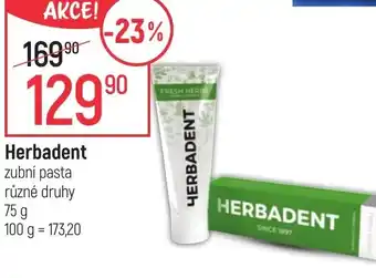 Globus Herbadent nabídka