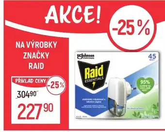 Globus NA VÝROBKY ZNAČKY RAID nabídka