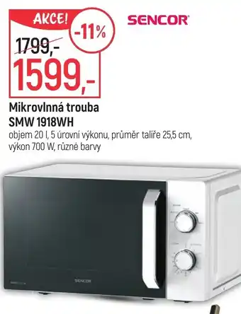 Globus Mikrovlnná trouba SMW 1918WH nabídka
